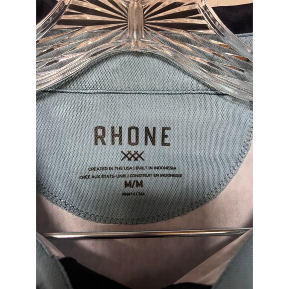 Rhône Printed Polo‎ Shirt Sz M - Picture 2 of 4